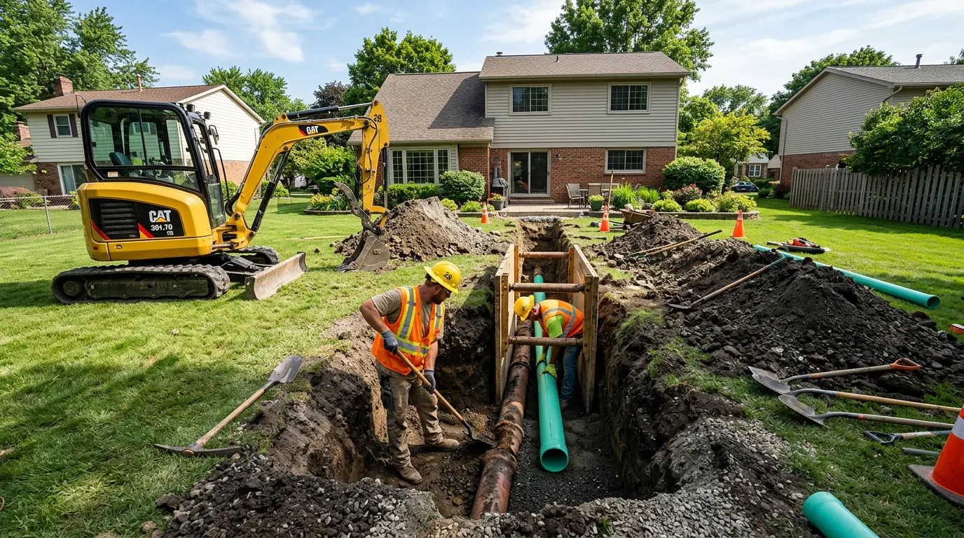 Sewer Line Replacement in Orange, CT